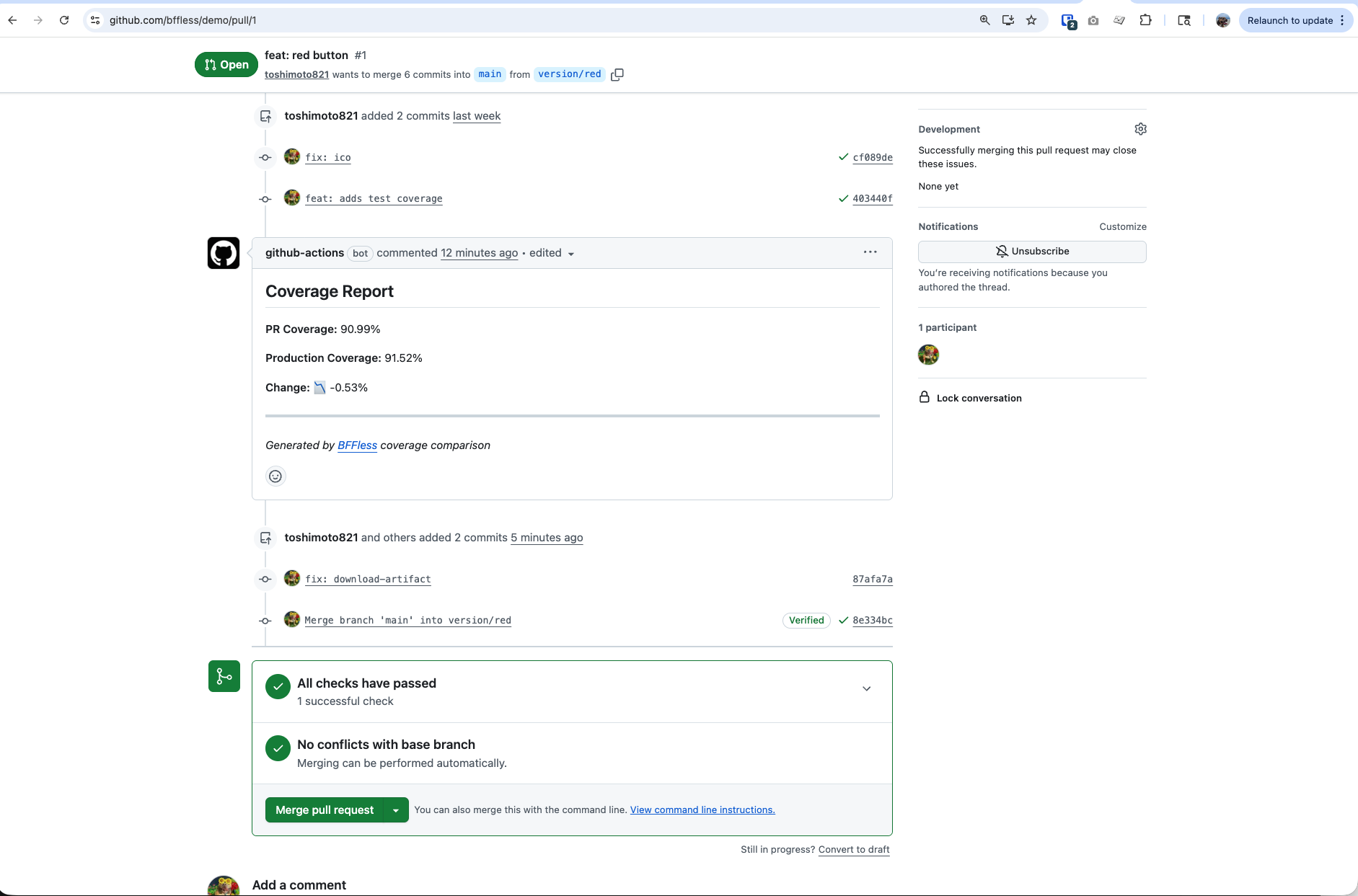 Coverage Report Comment